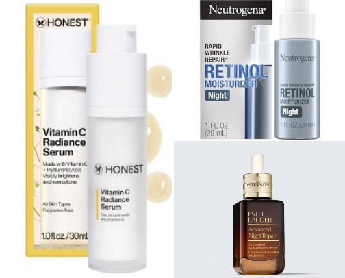 Top ten beauty products for women over 40. cover photo collage