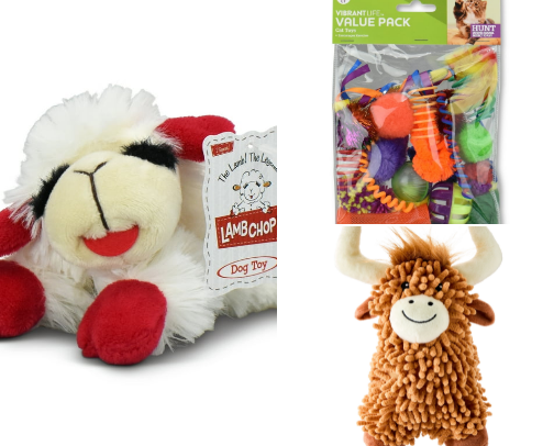 The ultimate pet toy lineup cover photo collage