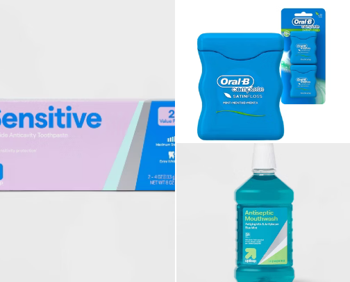 Essential personal care products cover photo collage
