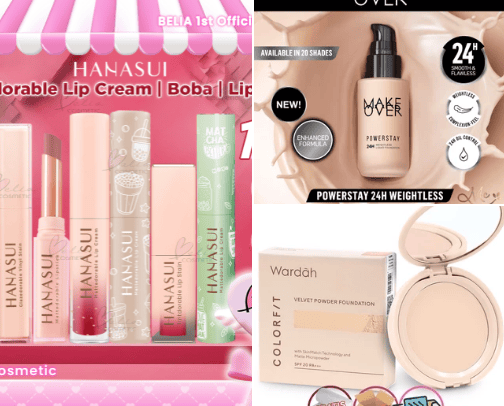Make Up cover photo collage