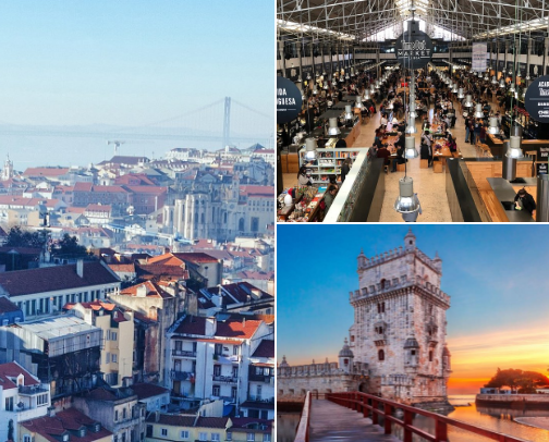 Lisbon Travel Guide cover photo collage