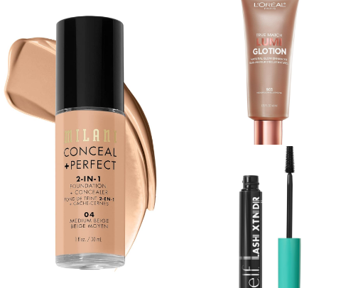 The Everyday Makeup That DOESN'T Break the Bank cover photo collage