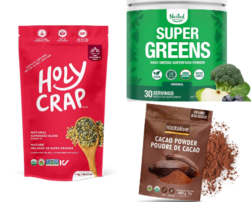Healthy organic food I highly recommend you try! cover photo collage