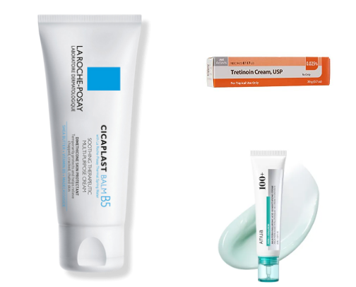 Skincare products that saved my skin from acne!😌✨ cover photo collage