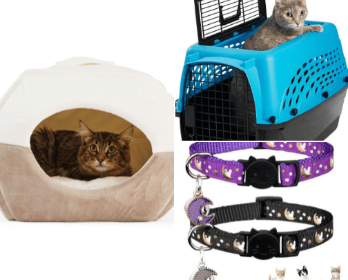 living with a cat 😸 cover photo collage