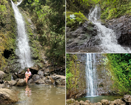 Oahu Waterfalls cover photo collage