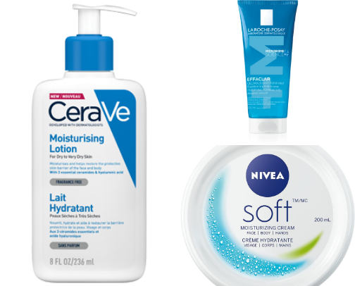 Skin care cover photo collage