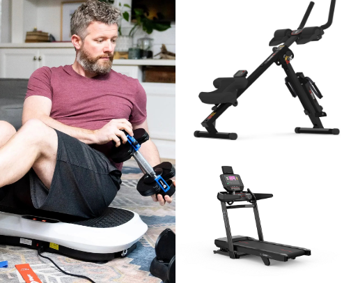 Get buff stuff 😜 workout equipment cover photo collage