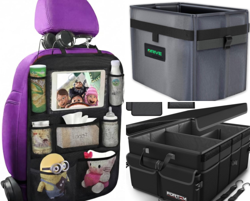 🚗 The Ultimate Road-Trip Ready Guide: Family Car Organizers & Travel Gear ( Autism Friendly) cover photo collage