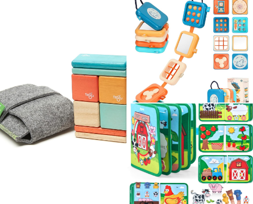 Toddler Travel Toys 🤩 cover photo collage