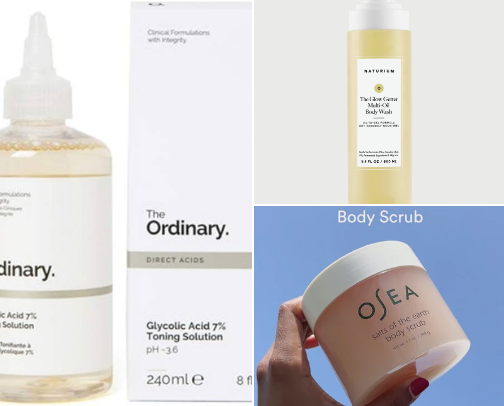 Body care cover photo collage