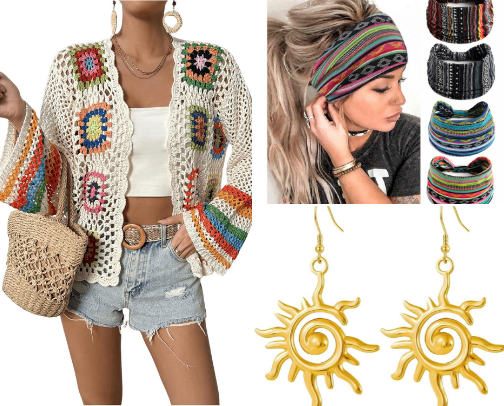 Boho cover photo collage