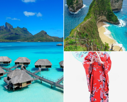 Travel Bucket List cover photo collage
