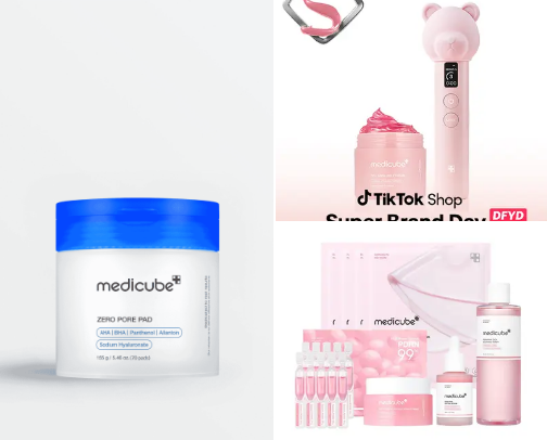 Glazed donut - Glass skin skincare routine cover photo collage