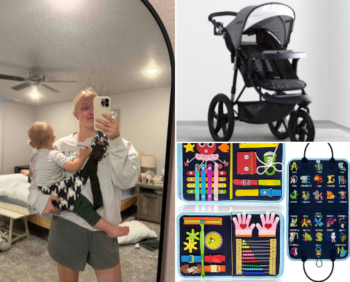 Keeping up with a Toddler cover photo collage