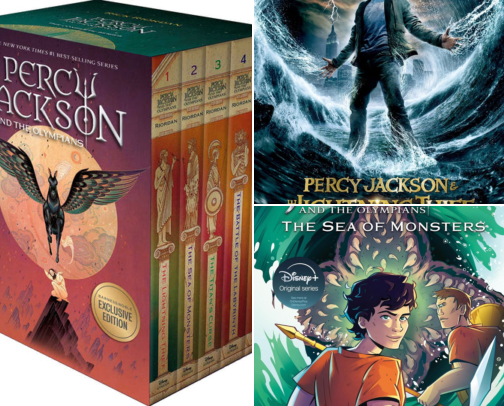 Percy Jackson Books in Order: The Ultimate Greek Mythology Reading Guide cover photo collage