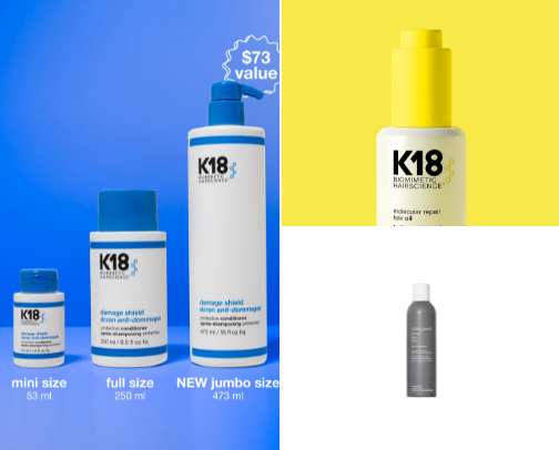 The products that make my hair healthy, growing and incredible at 52! cover photo collage