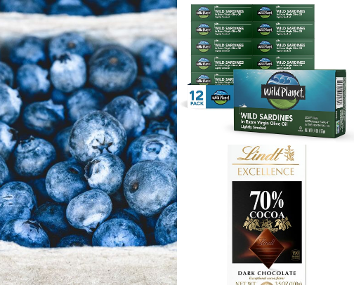 brain boosting superfoods cover photo collage