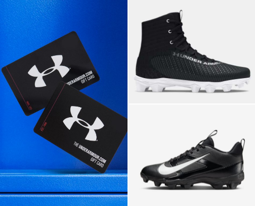 Football gear for the lineman cover photo collage
