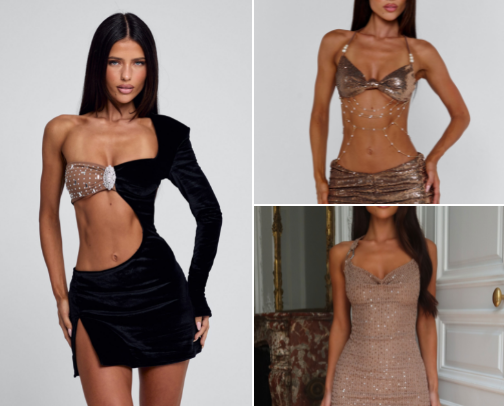 New Years Eve Fashion cover photo collage