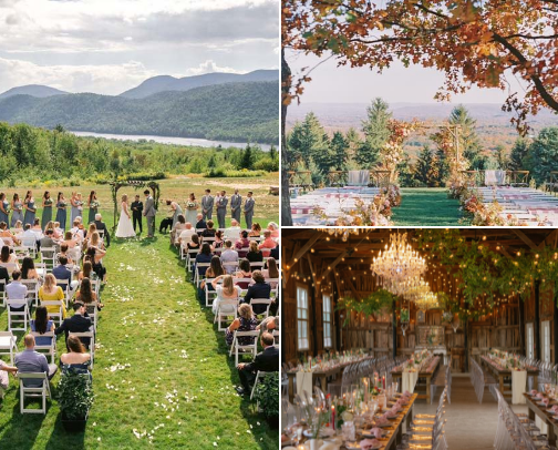 Find Your Dream Wedding Venue in NY, NJ, CT & PA cover photo collage