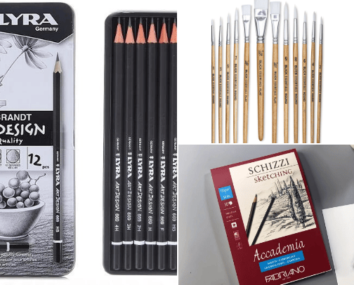ART MATERIALS cover photo collage