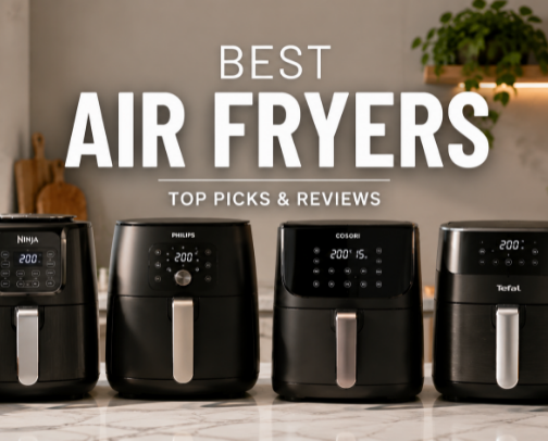 Best Air Fryers UK (2026) cover photo collage
