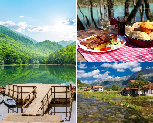 Favourite places to see in Montenegro cover photo collage