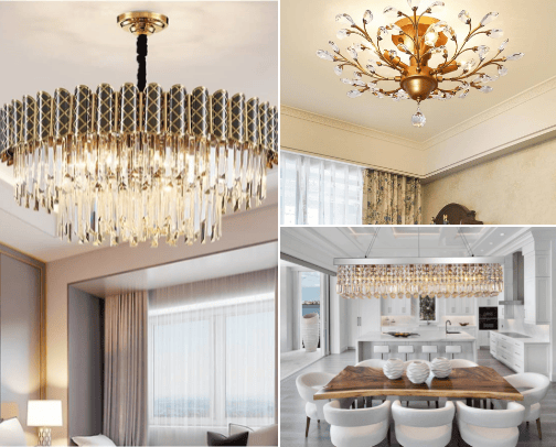 Chandeliers for your home cover photo collage