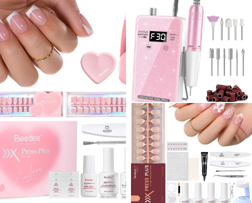 SALON QUALITY NAILS without the monthly bill or time allotment cover photo collage