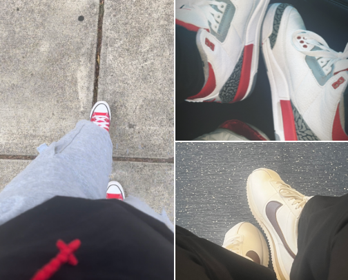 shoes cover photo collage