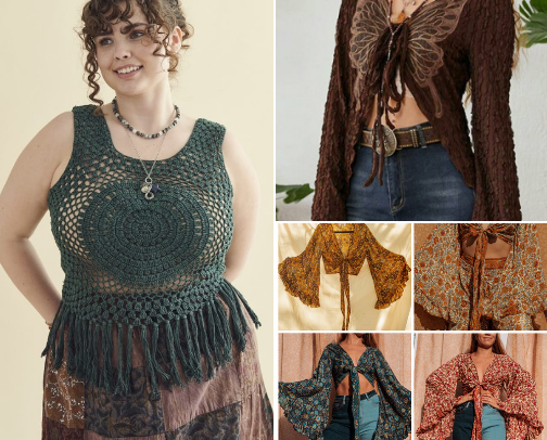 Earthy/Boho Girl Fashion Finds🍃 cover photo collage