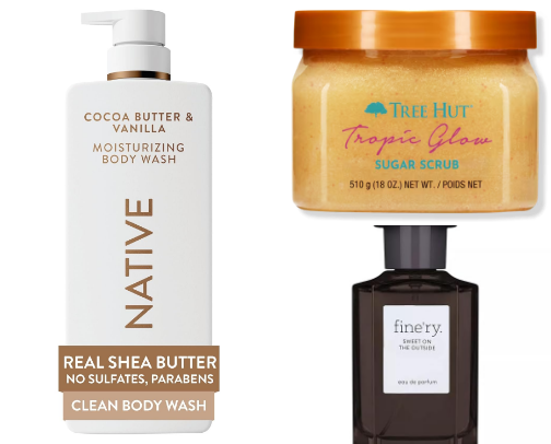 Viral Vanilla & Caramel Body Care Dupes: Smell Expensive All Day Under $25 ✨ cover photo collage