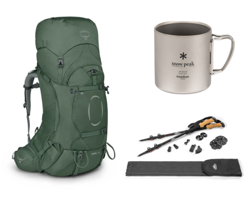 backpacking musts (as a chronic over packer) cover photo collage