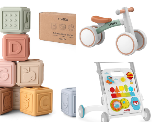 Baby Toys To Encourage Walking cover photo collage