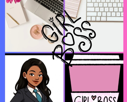 Accountant/Office baddie cover photo collage