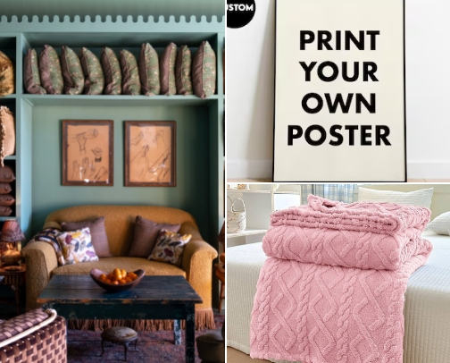 Room decor cover photo collage