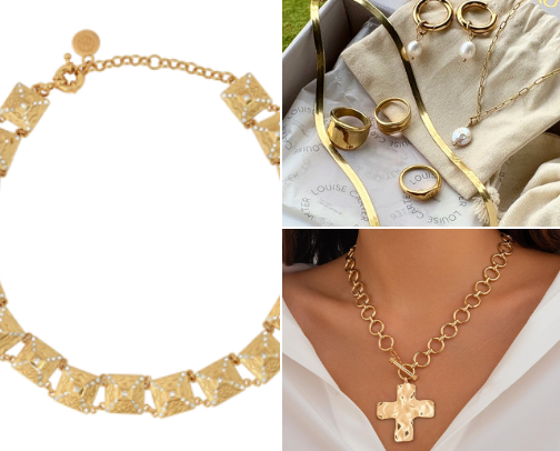 Chunky jewelry on a budget cover photo collage