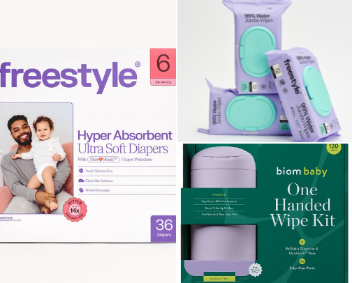 Baby products must haves cover photo collage