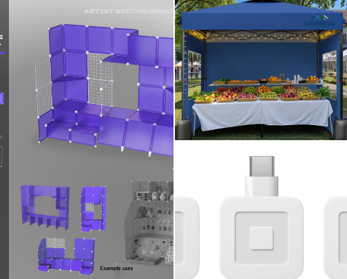 Artist Alley & Market Display Must Haves cover photo collage