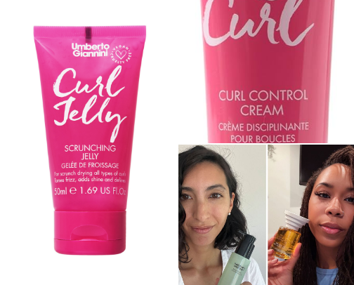 Curly girlie: ESSENTIALS cover photo collage
