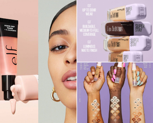 flawless makeup under 100$💌 cover photo collage