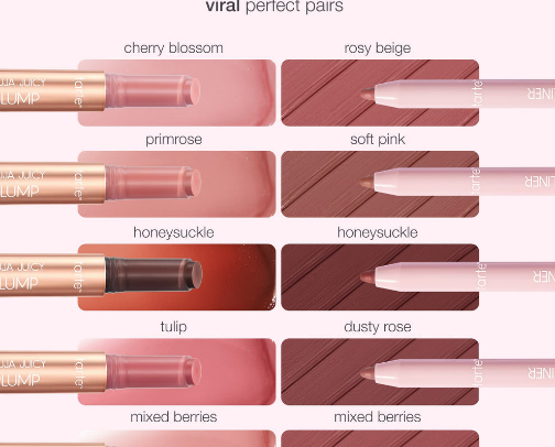 Tarte lips cover photo collage