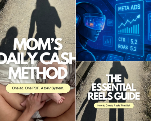 Mom's Daily Cash Method 💸 cover photo collage