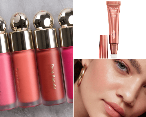 Favorite blush products cover photo collage