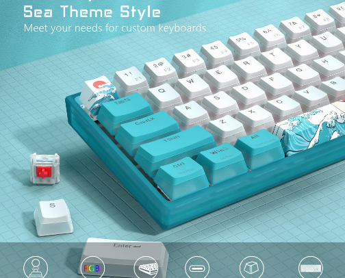 Gaming peripherals cover photo collage