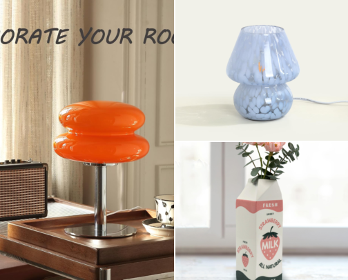 Colorful home decor cover photo collage