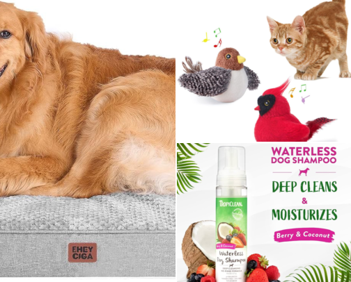 Dog & Cat Items I'd Buy Again cover photo collage