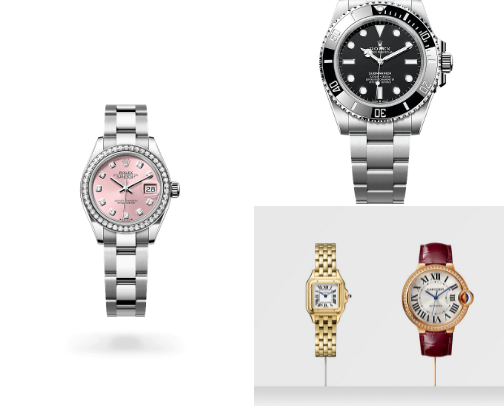 LUXURY WATCH cover photo collage