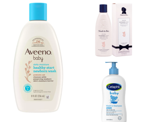 🛁 Gentle Baby Washes for Newborn & Sensitive Skin cover photo collage